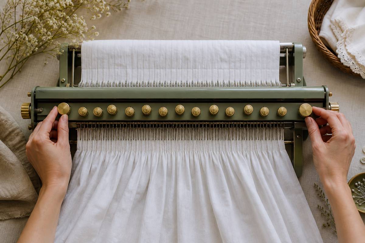 Adjusting Read pleater tension for even smocking pleats